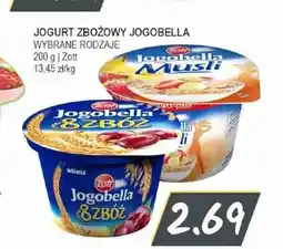 Słoneczko Jogurt zbożowy Jogobella Musli Zott oferta
