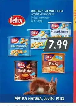 Słoneczko Orzeszki ziemne smażone i solone Felix oferta