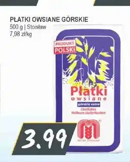 Słoneczko Płatki owsiane górskie Stoisław oferta
