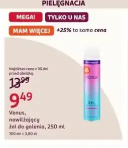 Rossmann Nawilżający żel do golenia Venus oferta