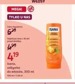 Rossmann Odżywka do włosów Isana oferta