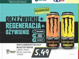 Słoneczko Napój energetyzujący Monster Rehab Lemon oferta