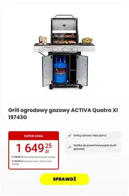Media Expert Grill ogrodowy gazowy Activa Quatro Xl oferta