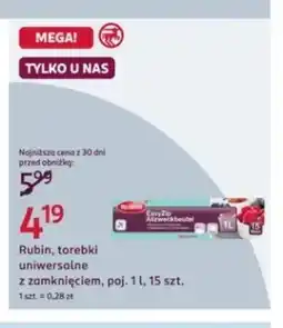 Rossmann Torebki uniwersalne z zamknięciem Rubin oferta