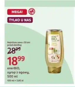 Rossmann Syrop z agawy enerBiO oferta