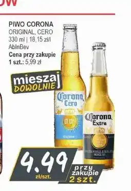 Słoneczko Piwo bezalkoholowe Corona Cero oferta