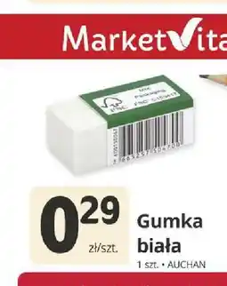 Marketvita Gumka biała Auchan oferta