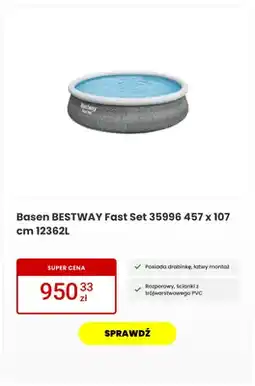 Media Expert Basen rozporowy Bestway Fast Set oferta