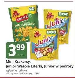 Marketvita Krakersy mini o smaku ser i cebulka Lajkonik oferta