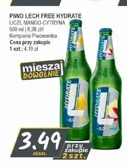 Słoneczko Piwo bezalkoholowe Lech Hydrate Liczi oferta