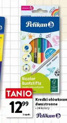 Intermarche Kredki ołówkowe dwustronne Pelikan Bicolor oferta