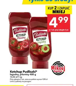 Lewiatan Ketchup Pudliszki łagodny oferta