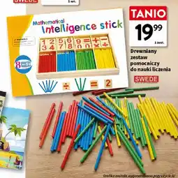 Intermarche Drewniany zestaw pomocniczy do nauki liczenia Swede oferta