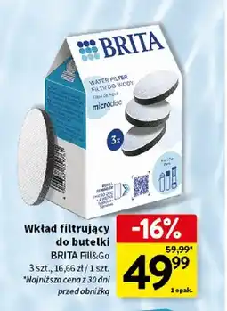Intermarche Wkład filtrujący do butelki Brita Fill & Go oferta