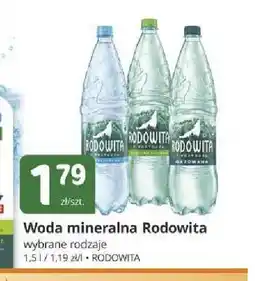 Marketvita Woda mineralna niegazowana Rodowita oferta