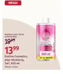 Rossmann Płyn micelarny 3w1 Eveline Cosmetics Hialuronic Acid oferta