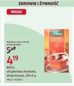 Rossmann Afrykańska herbata ekspresowa Rooibos Bifix oferta