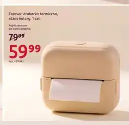 Rossmann Drukarka termiczna Forever oferta