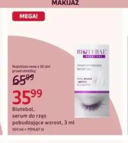 Rossmann Serum do rzęs pobudzające wzrost Biotebal Rzęsy XXL oferta