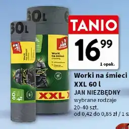 Intermarche Worki na śmieci XXL 60 l Jan Niezbędny oferta