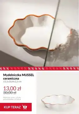 Homla Mydelniczka ceramiczna Mussel oferta