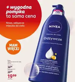 Rossmann Mleczko do ciała odżywcze Nivea oferta