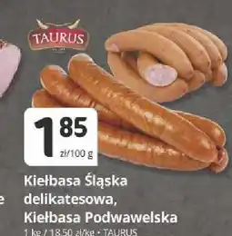 Marketvita Kiełbasa Śląska delikatesowa Taurus oferta