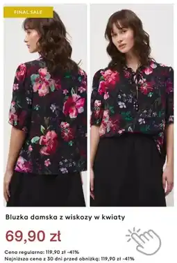 Medicine Bluzka damska z wiskozy w kwiaty oferta