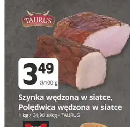 Marketvita Szynka wędzona w siatce Taurus oferta