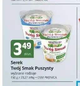 Marketvita Serek twarogowy Twój Smak Puszysty naturalny oferta