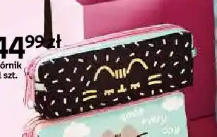 Piórnik Pusheen czarny w posypkę