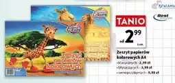 Intermarche Zeszyt papierów kolorowych A4 klasycznych Best Service oferta