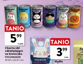 Chusteczki odświeżające na breloczku Freshmaker