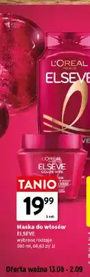 Intermarche Maska do włosów L'Oréal Paris Elseve Color Vive oferta