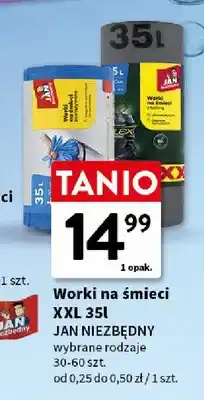 Intermarche Worki na śmieci XXL 35 l Jan Niezbędny oferta