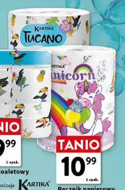 Intermarche Ręcznik papierowy Kartika Unicorn oferta