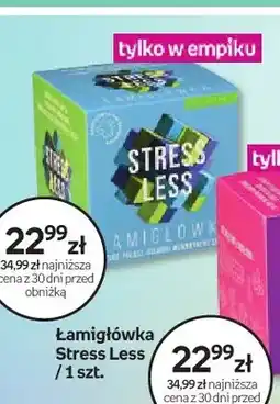 Empik Łamigłówka Stress Less zielona oferta