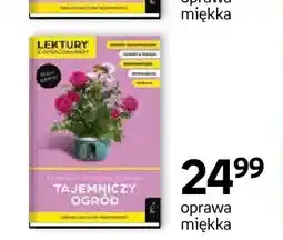 Empik Książka Tajemniczy ogród Frances Hodgson Burnett oprawa miękka oferta
