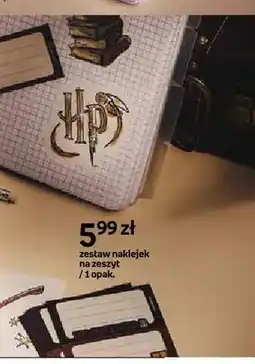 Empik Zestaw naklejek na zeszyt Harry Potter oferta