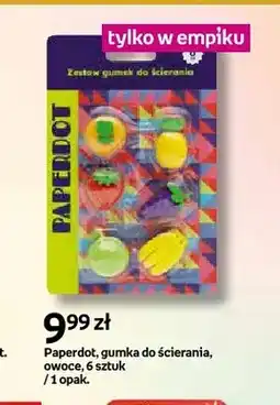 Empik Gumka do ścierania owoce Paperdot 6-pak oferta