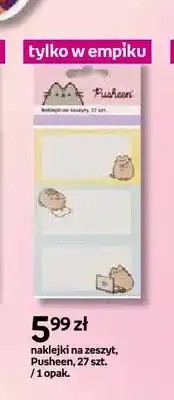 Empik Naklejki na zeszyt Pusheen oferta