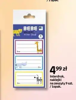 Empik Naklejki na zeszyty Bebe oferta