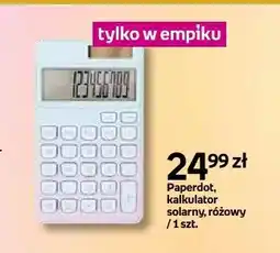 Empik Kalkulator solarny Paperdot różowy oferta