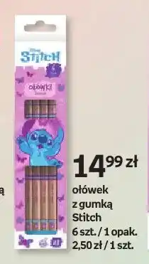 Empik Ołówek z gumką Stitch oferta