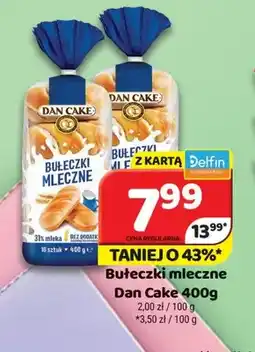 Delfin Bułeczki mleczne Dan Cake oferta