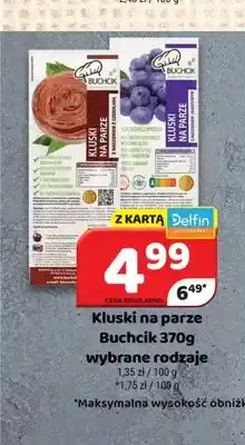 Delfin Kluski na parze z nadzieniem z czekoladą Buchcik oferta