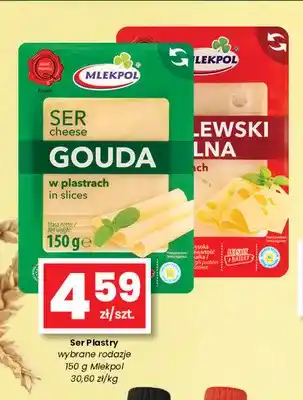 Ser Gouda w plastrach Mlekpol