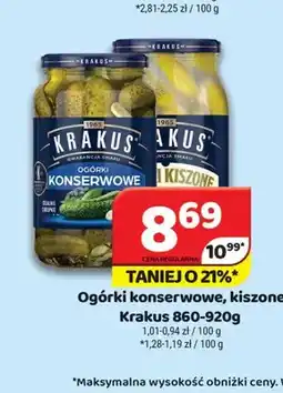 Delfin Ogórki konserwowe Krakus oferta
