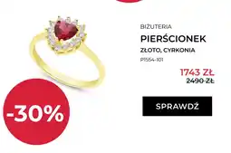 Briju Pierścionek złoty z cyrkonią Briju oferta