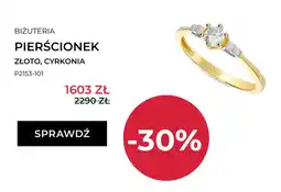 Briju Pierścionek złoto cyrkonia Briju P2153-101 oferta